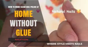 DIY Clear Nail Polish: Simple Homemade Recipe Without Glue