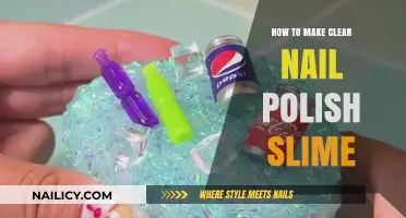 Easy DIY Clear Nail Polish Slime Recipe for Beginners