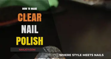 DIY Clear Nail Polish: Simple Steps for a Glossy Finish
