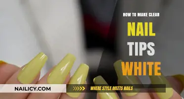 Clear Nail Tips: DIY Whitening Tricks