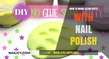 DIY Clear Putty: Easy Nail Polish Hack for Slime Lovers