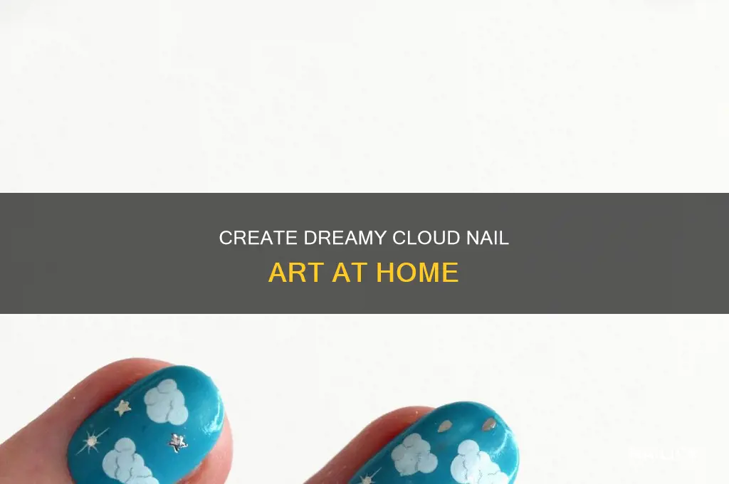 how to make cloud nail art
