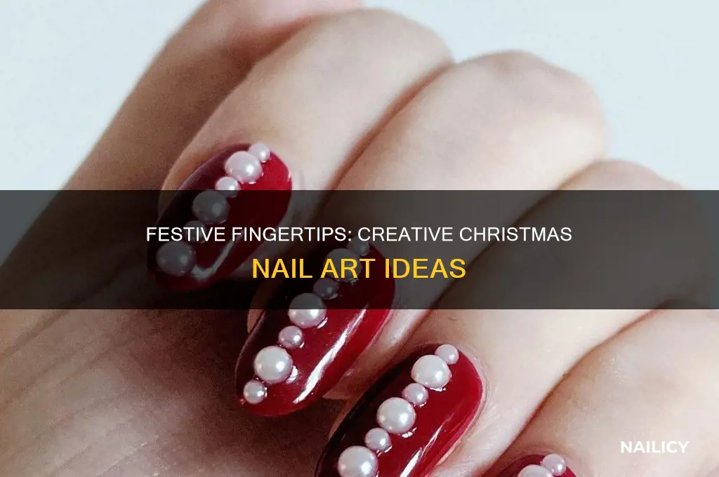 how to make cool christmas nails