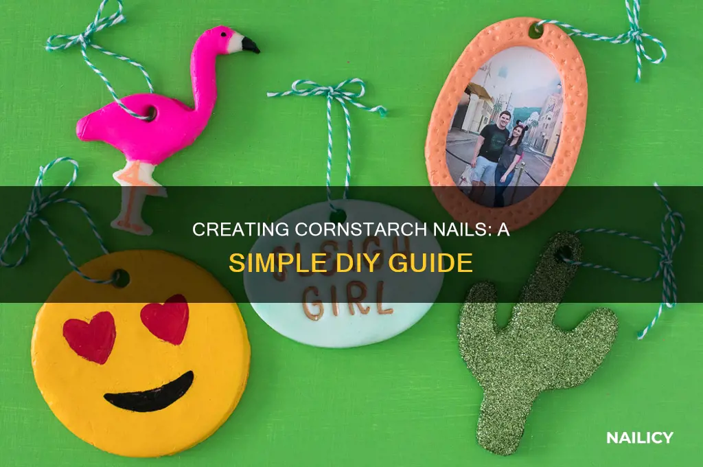 how to make cornstarch nail