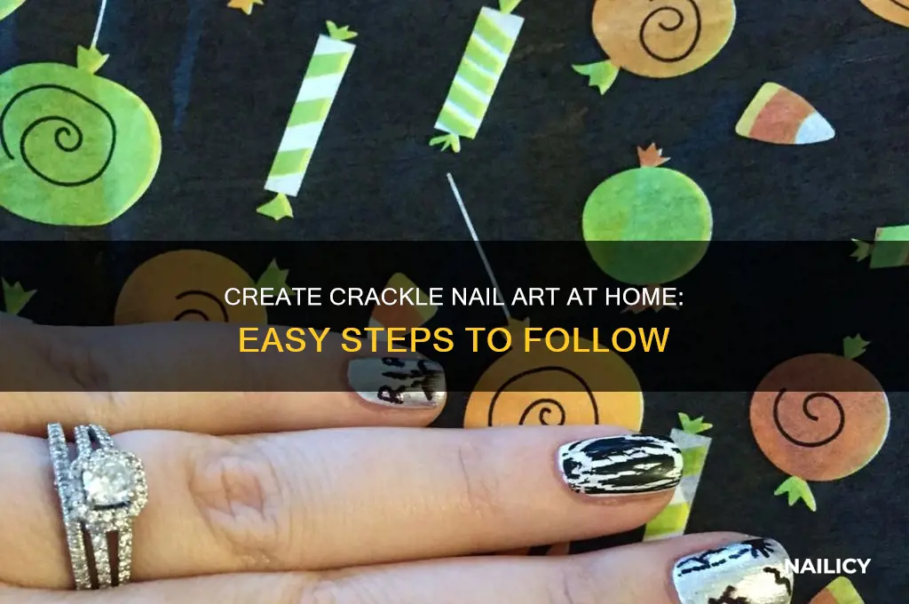 how to make crackle nails