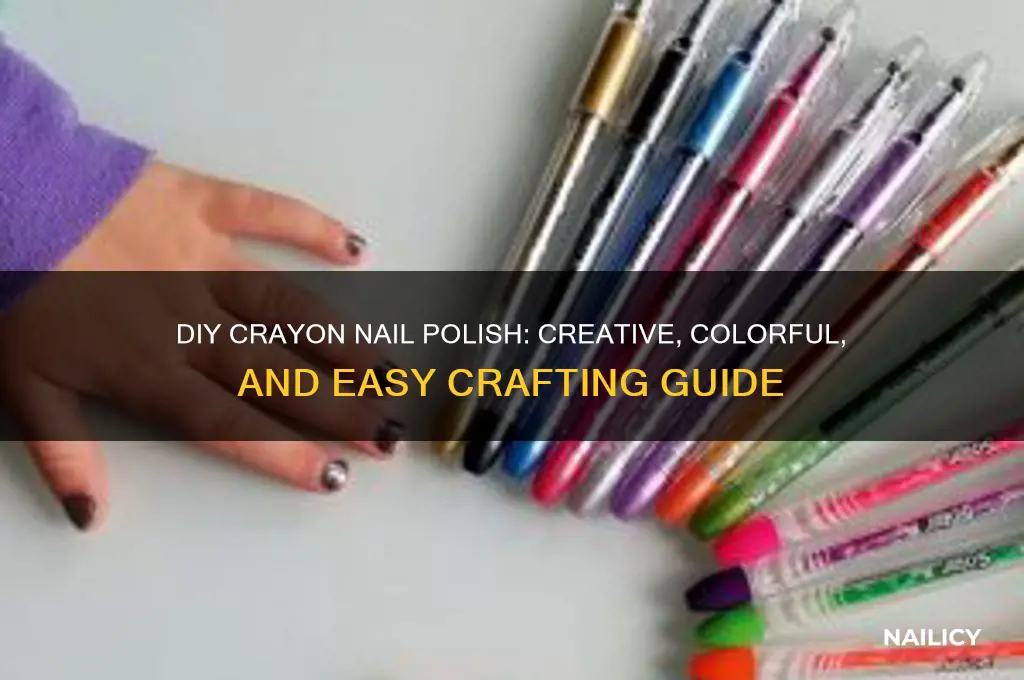 how to make crayon nail polish