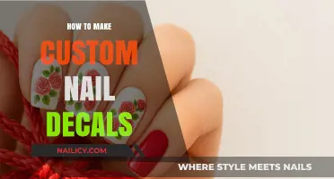 Create Unique Nail Art: Custom Decals at Home