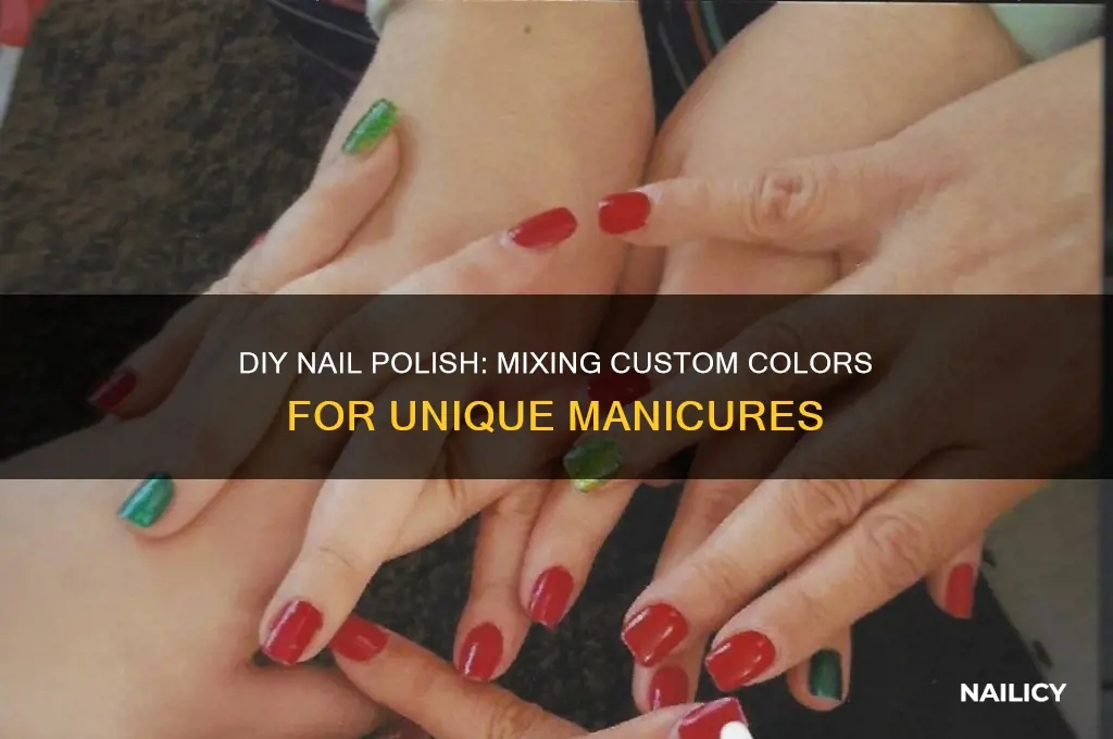 how to make custom nail polish colors
