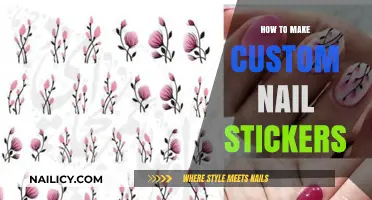 Creating Custom Nail Art: Sticker Style