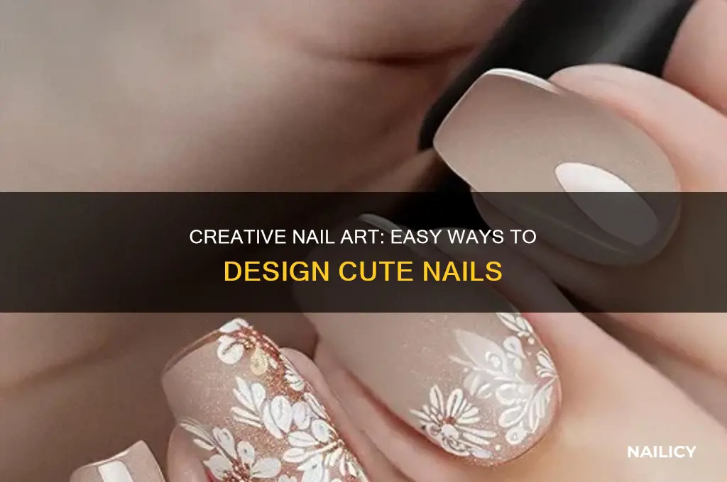 how to make cute designs on your nails