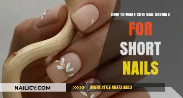 Short Nails, Big Impact: Cute Nail Art Designs