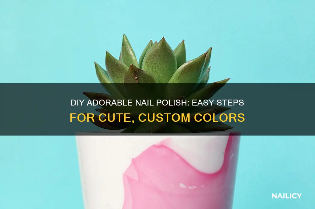 how to make cute nail polish