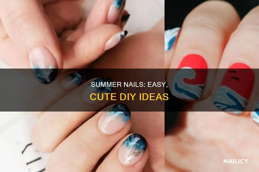 how to make cute summer nails
