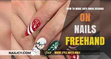 Festive Freehand: Cute Xmas Nail Art Ideas