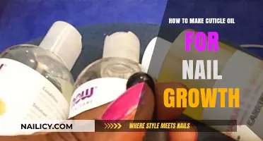 DIY Cuticle Oil for Stronger Nails and Faster Growth