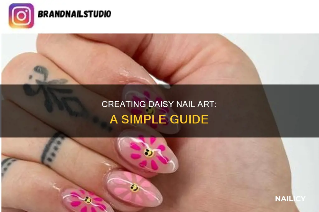 how to make daisies on nails