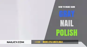 DIY Dark Gray Nail Polish: Easy Mixing Tips and Tricks