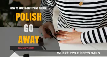 Remove Dark Stains from Nail Polish: Quick and Easy Solutions