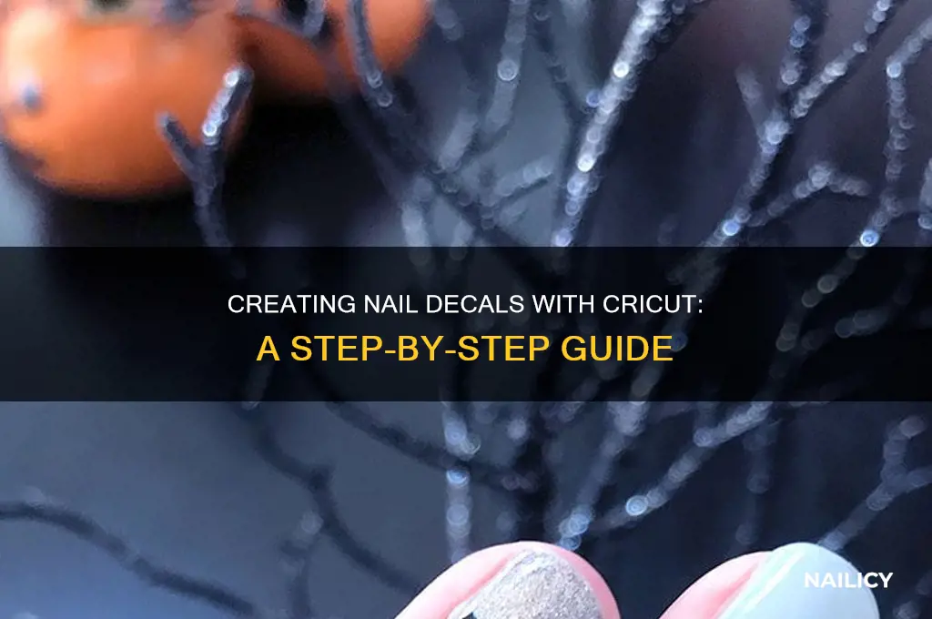 how to make decals for nails cricut