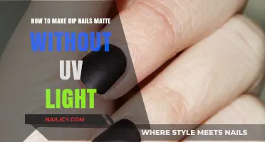 Dip Nails: Achieving a Matte Look Without UV Light