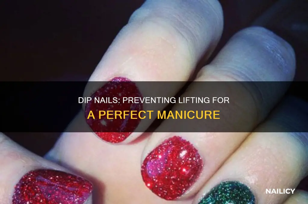 how to make dip nails not lift