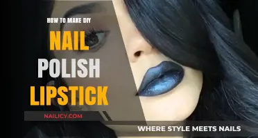 Create Stunning Lipstick with DIY Nail Polish Techniques at Home