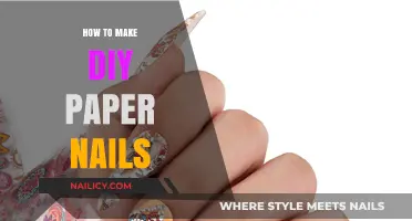 Creating Unique Paper Nails at Home