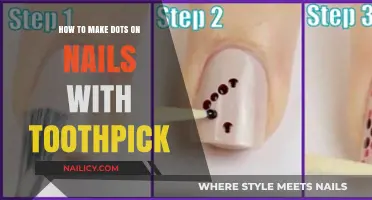 Creating Nail Art with a Toothpick: Dotting Techniques