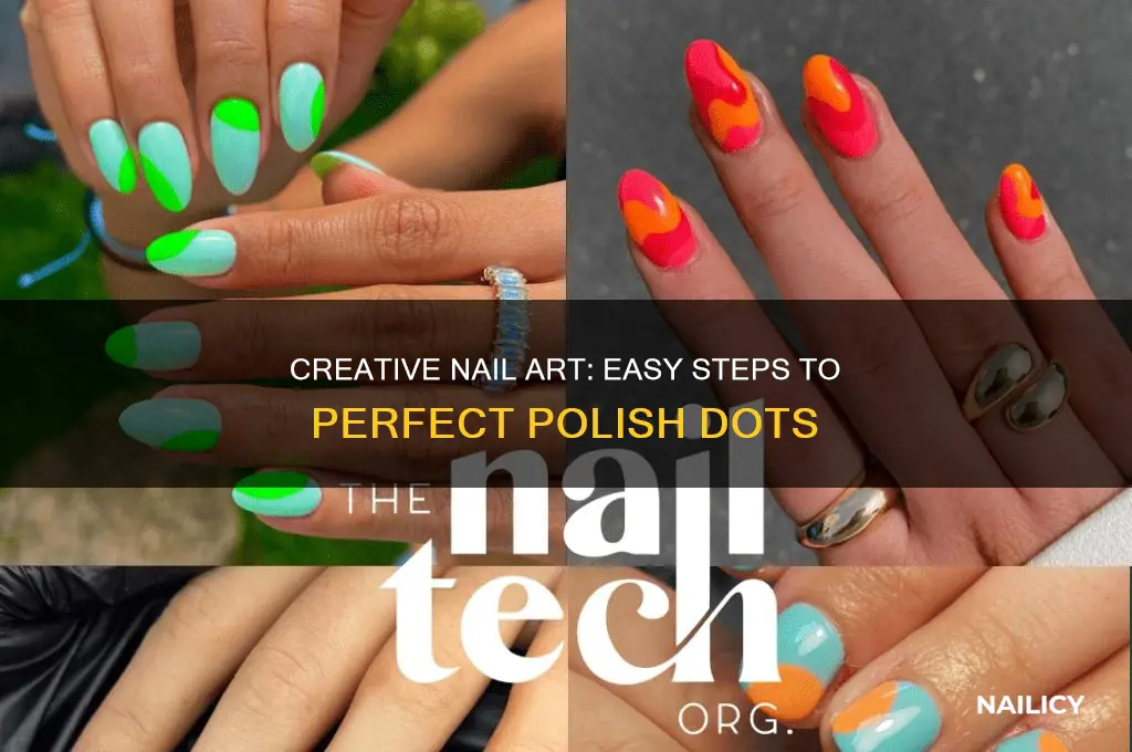 how to make dots with nail polish