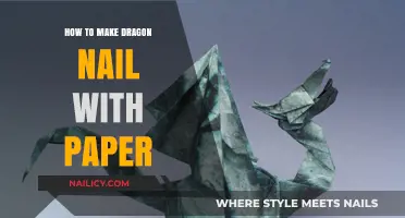 Creating Dragon Nails with Paper: Easy Steps