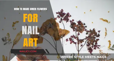 Creating Dried Flowers for Nail Art