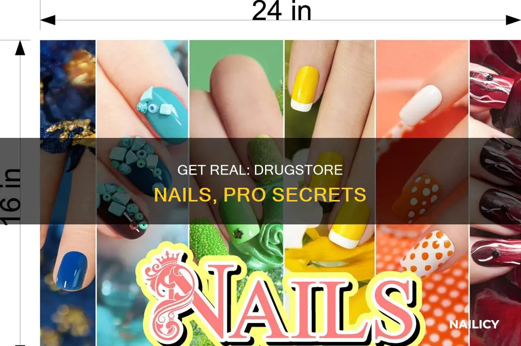 how to make drugstore nails look real