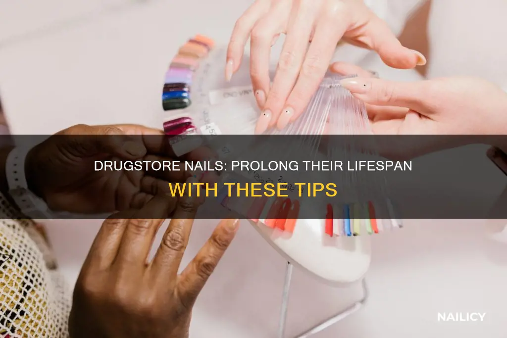 how to make drugstore nails stay on longer