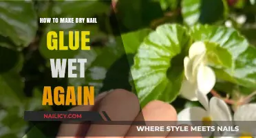 Revive Dry Nail Glue: Simple Wetting Tricks