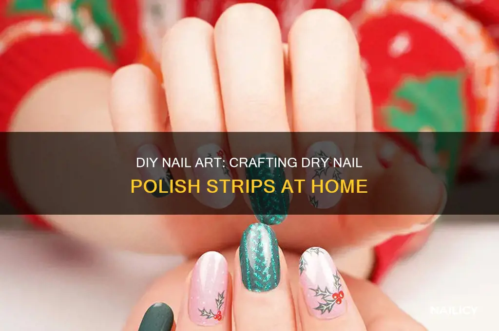 how to make dry nail polish strips