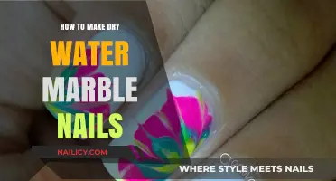 Create Dry Water Marble Nails at Home: Easy Steps