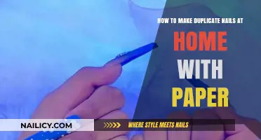 Creating Duplicate Nails: DIY Paper Method