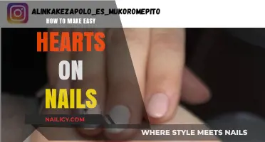 Creating Cute Heart Nail Art Effortlessly