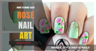 Create Beautiful Rose Nail Art Easily