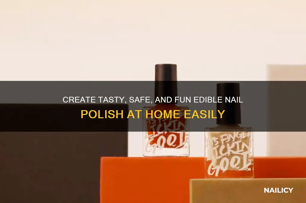 how to make edible nail polish