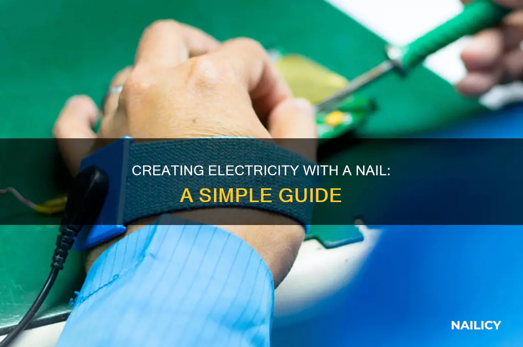 how to make electricity with a nail