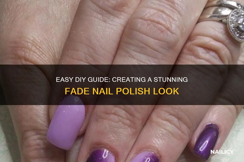how to make fade nail polish
