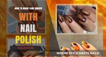 Crafting Faux Amber: Easy DIY with Nail Polish Techniques