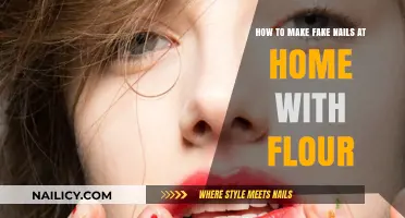 Creating Fake Nails at Home: Flour Power!