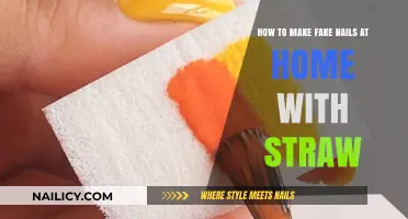 Creating Fake Nails: Straw Method for Beginners