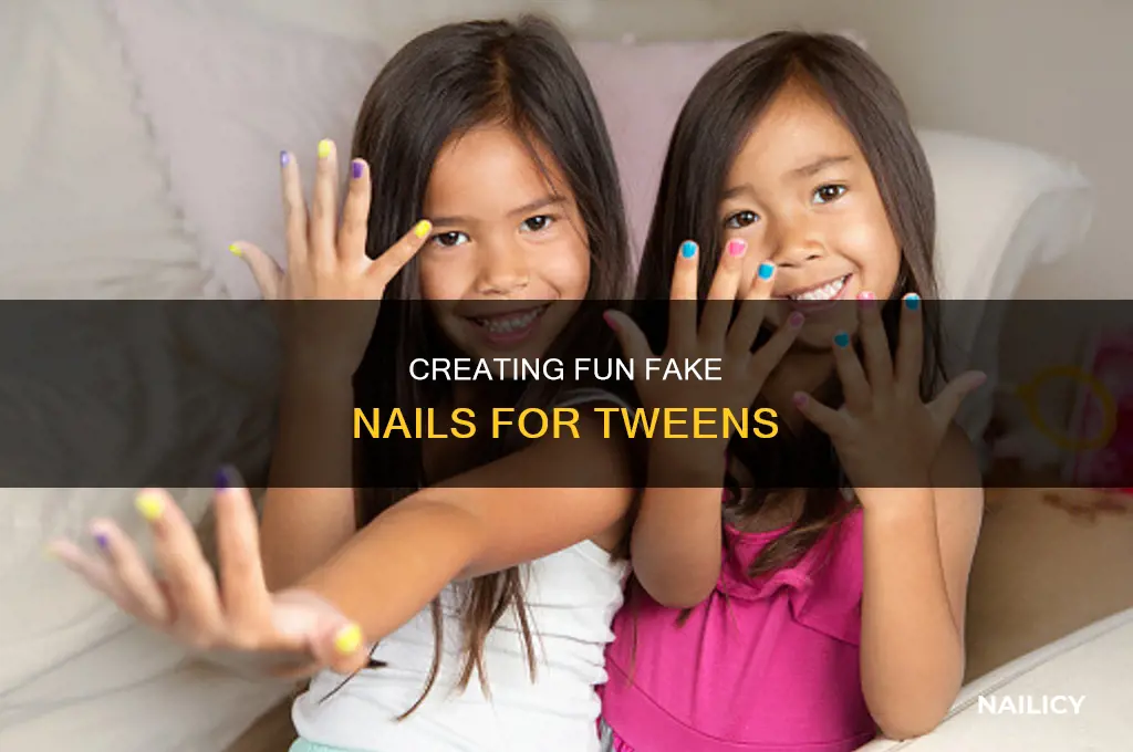 how to make fake nails for 10 year olds