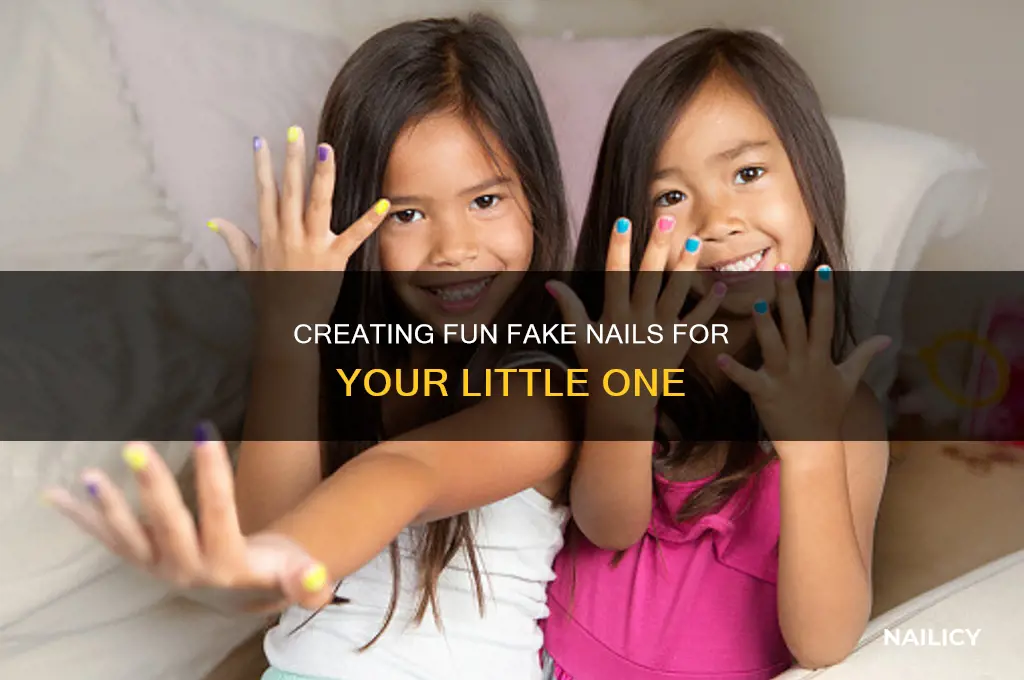 how to make fake nails for 9 year