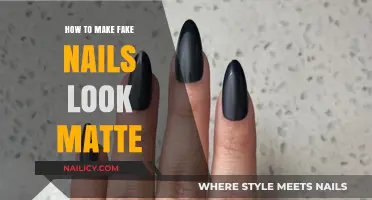 Creating a Matte Finish for Artificial Nails