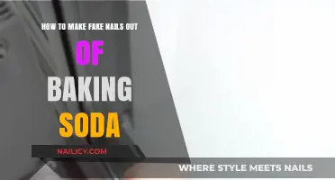 Creating Fake Nails: Baking Soda Magic