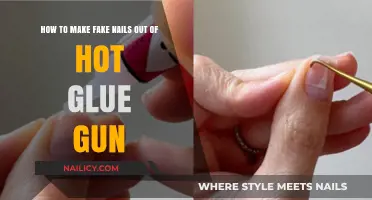 Creating Fake Nails: Hot Glue Gun Magic